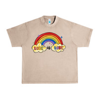 French Oak love is love lgbtq Urban Heavy Tee - MaliasSmallBusiness
