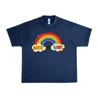Navy love is love lgbtq Urban Heavy Tee - MaliasSmallBusiness