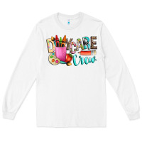 White daycare crew Long Sleeve Tee - NancyCooperArtShop