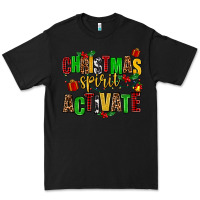 Black christmas spirit activate Premium Tee - AdoDesignShop