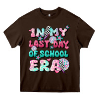 Chocolate Brown in my last day of school era Heavy Core Tee - JahusDesignShop