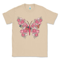 Mushroom floral butterfly Classic Tee - MaliasSmallBusiness