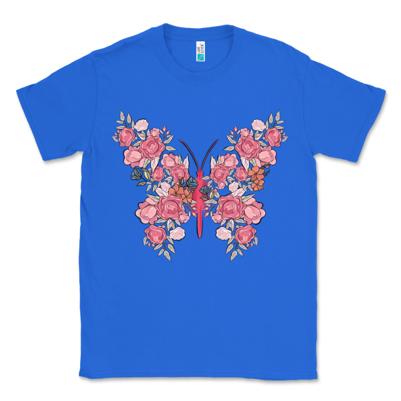 Floral Butterfly Classic Tee by MaliasSmallBusiness | Teevron