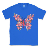 True Royal floral butterfly Classic Tee - MaliasSmallBusiness