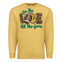 Antique Gold for the love of the game Premium Sweatshirt - HowdyJamesFarm
