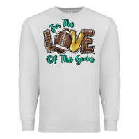 Dove Grey for the love of the game Premium Sweatshirt - HowdyJamesFarm