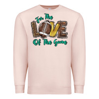Pale Pink for the love of the game Premium Sweatshirt - HowdyJamesFarm