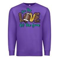 Purple for the love of the game Premium Sweatshirt - HowdyJamesFarm