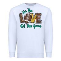 White for the love of the game Premium Sweatshirt - HowdyJamesFarm