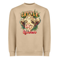 Mushroom cattle queen Heavyweight Sweatshirt - NancyCooperArtShop