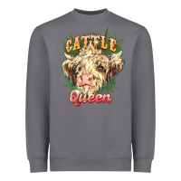Storm cattle queen Heavyweight Sweatshirt - NancyCooperArtShop