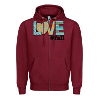Love Fall Zipper Hoodie | Teevron