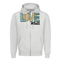 Dove Grey Love Fall Zipper Hoodie - Bettercallsaul