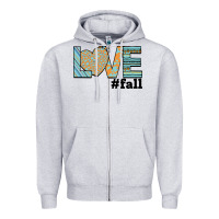 Heather Grey Love Fall Zipper Hoodie - Bettercallsaul