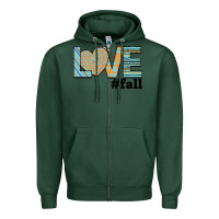 Sports Green Love Fall Zipper Hoodie - Bettercallsaul