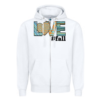 White Love Fall Zipper Hoodie - Bettercallsaul