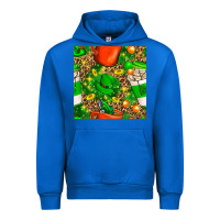 Cobalt coffee cups st. patrick's day with leopard seamless pattern bbs Urban Hoodie - BundleAndBundleShop