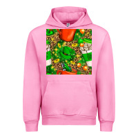 Fuchsia Pink coffee cups st. patrick's day with leopard seamless pattern bbs Urban Hoodie - BundleAndBundleShop