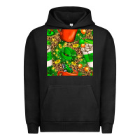 Pigment Black coffee cups st. patrick's day with leopard seamless pattern bbs Urban Hoodie - BundleAndBundleShop