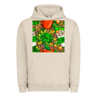 Pigment French Oak coffee cups st. patrick's day with leopard seamless pattern bbs Urban Hoodie - BundleAndBundleShop