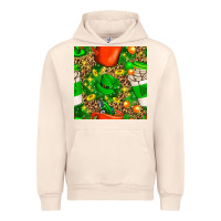 Sandshell coffee cups st. patrick's day with leopard seamless pattern bbs Urban Hoodie - BundleAndBundleShop
