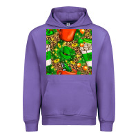 Tulip coffee cups st. patrick's day with leopard seamless pattern bbs Urban Hoodie - BundleAndBundleShop