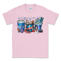 Bubblegum Pink Christmas Coffee Classic Tee - CowhideDigitalArt