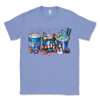 Colony Blue Christmas Coffee Classic Tee - CowhideDigitalArt