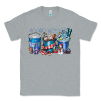 Heather Grey Christmas Coffee Classic Tee - CowhideDigitalArt