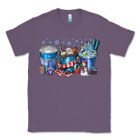 Lavender Christmas Coffee Classic Tee - CowhideDigitalArt