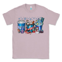 Lilac Christmas Coffee Classic Tee - CowhideDigitalArt