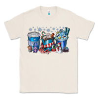 Natural Christmas Coffee Classic Tee - CowhideDigitalArt