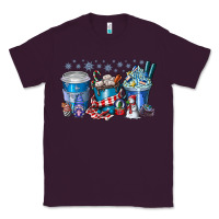 Plum Christmas Coffee Classic Tee - CowhideDigitalArt