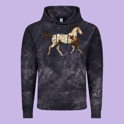 Appaloosa Horse Vintage Hoodie Designed By Lillyallendesigns