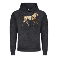 Vintage Black Appaloosa Horse Vintage Hoodie - LillyAllenDesigns