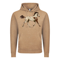 Vintage Coffee Appaloosa Horse Vintage Hoodie - LillyAllenDesigns