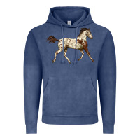 Vintage Denim Appaloosa Horse Vintage Hoodie - LillyAllenDesigns