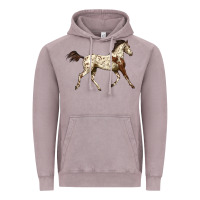 Vintage Zinc Appaloosa Horse Vintage Hoodie - LillyAllenDesigns