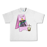 Lunar Rock caution i haven't had my coffee yet Urban Heavy Tee - MaliasSmallBusiness
