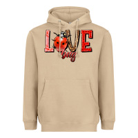 Mushroom Love bug Heavyweight Hoodie - HowdyJamesFarm