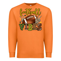 Carrot Football vibes yellow and green team color Premium Sweatshirt - HowdyJamesFarm