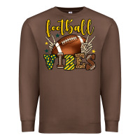 Chestnut Football vibes yellow and green team color Premium Sweatshirt - HowdyJamesFarm