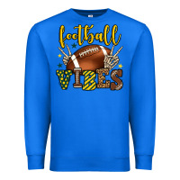 True Royal Football vibes yellow and green team color Premium Sweatshirt - HowdyJamesFarm