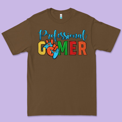 Professional Gamer Premium Tee Designed By Jahusdesignshop