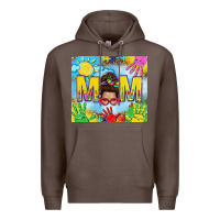 Coffee Messy bun Autism mom 20oz skinny tumbler Premium Hoodie - TumblerDesignByShophia