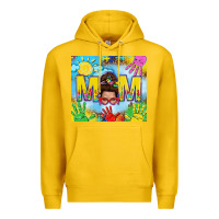 Lemon Messy bun Autism mom 20oz skinny tumbler Premium Hoodie - TumblerDesignByShophia
