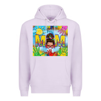Lilac Messy bun Autism mom 20oz skinny tumbler Premium Hoodie - TumblerDesignByShophia
