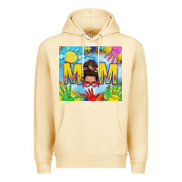 Pina Colada Messy bun Autism mom 20oz skinny tumbler Premium Hoodie - TumblerDesignByShophia