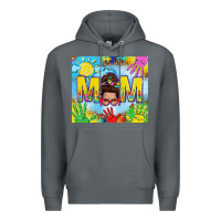 Rock Messy bun Autism mom 20oz skinny tumbler Premium Hoodie - TumblerDesignByShophia