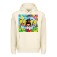 Sandshell Messy bun Autism mom 20oz skinny tumbler Premium Hoodie - TumblerDesignByShophia